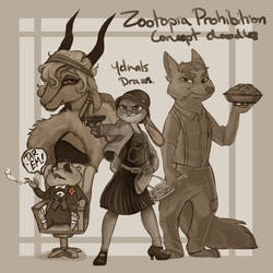Zootopia Comic Concept Doodles