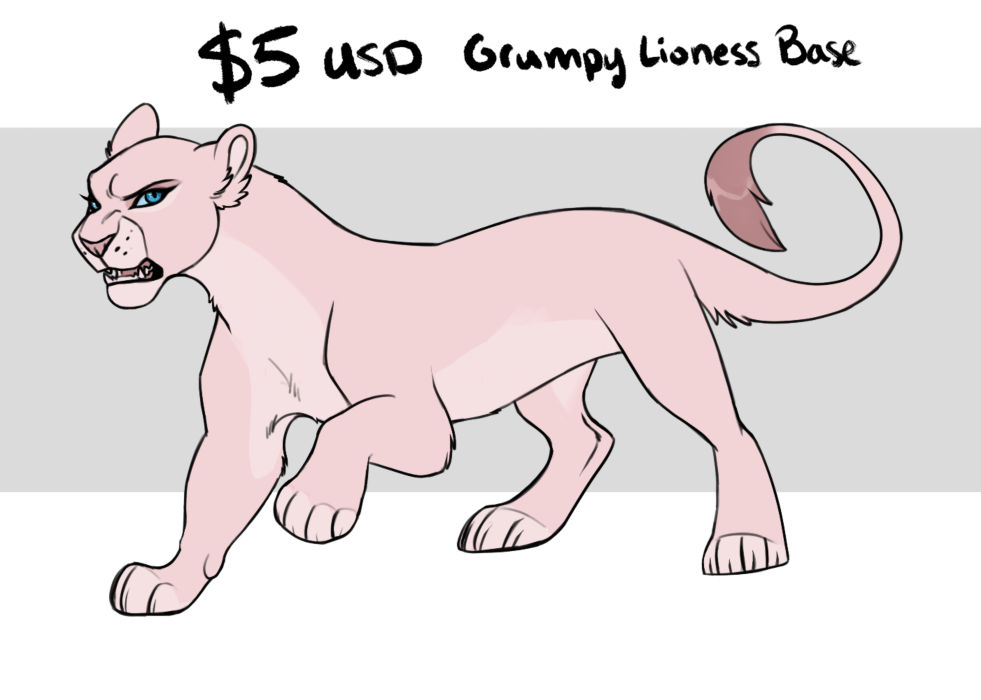 Grumpy Lioness Base