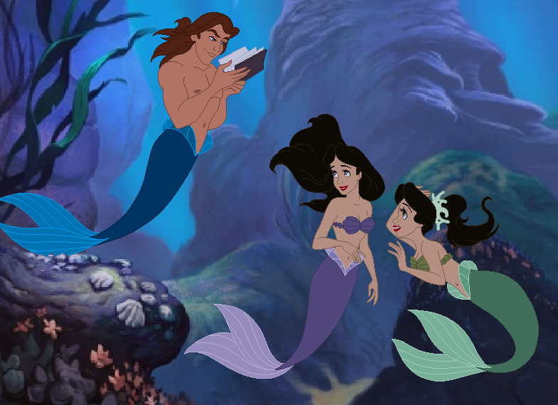 A Young Atlantica (Young Triton, Ursula + Morgana)