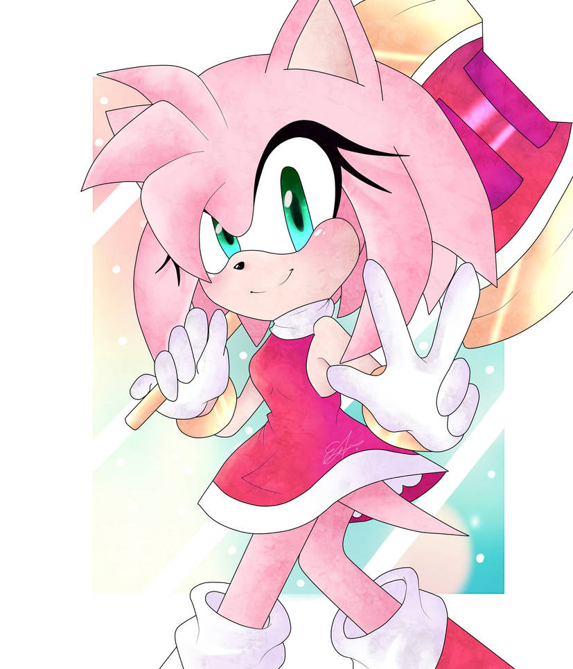 Amy Deviantart Amy Rose by Kateylnx on DeviantArt
