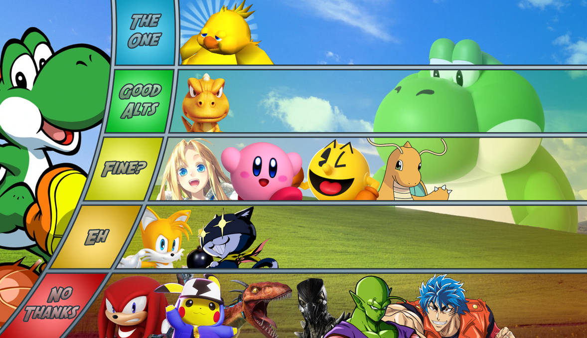 Yoshi Matchup Tier List by WorthyBoiK on DeviantArt