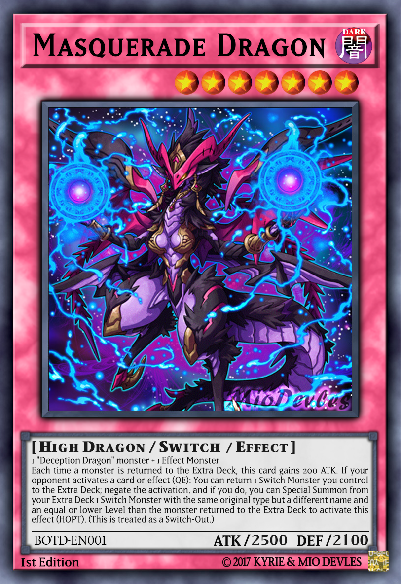 Masquerade Dragon | Yu-Gi-Oh! Custom Card by MioDevles on DeviantArt Masquerade Dragon | Yu-Gi-Oh! Custom Card by MioDevles on DeviantArt