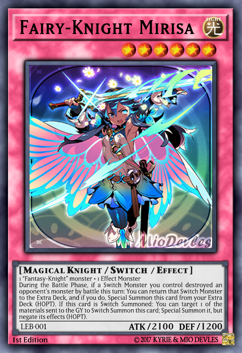 Fairy-Knight Mirisa | Yu-Mi-Oh! Custom Card by MioDevles on DeviantArt Fairy-Knight Mirisa | Yu-Mi-Oh! Custom Card by MioDevles on DeviantArt