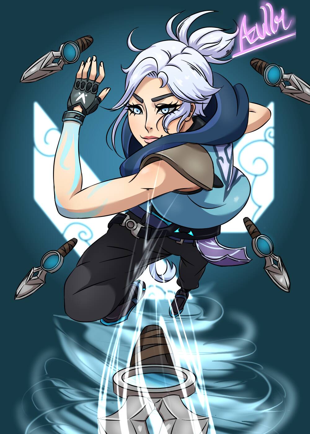 Valorant Jett fanart by azullr on DeviantArt