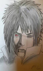 Realistic Uchiha Sasuke by Father Gascoigne