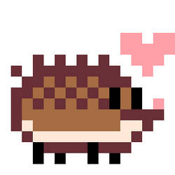 Pixelart Hedgehog