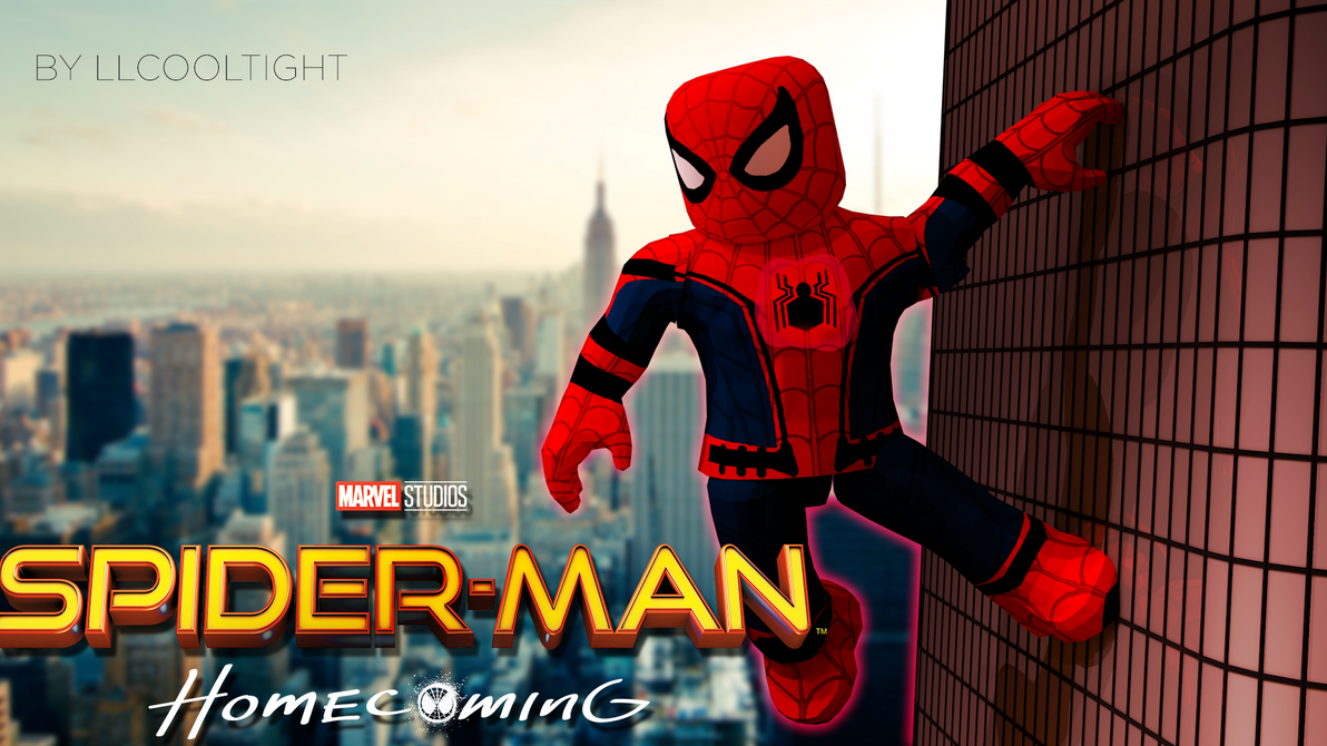 Roblox Gfx By Llcooltight Spider Man Homecoming By - marvels spider man roblox