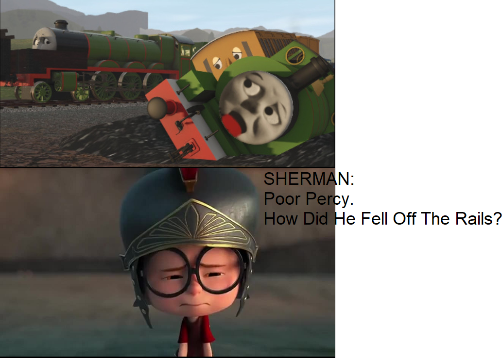 Sherman Feels Sad For Sodor Fallout Percy by ZacharyLeeS3-6 on DeviantArt