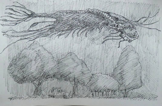 Killer Kite Kaiju from The Mist.