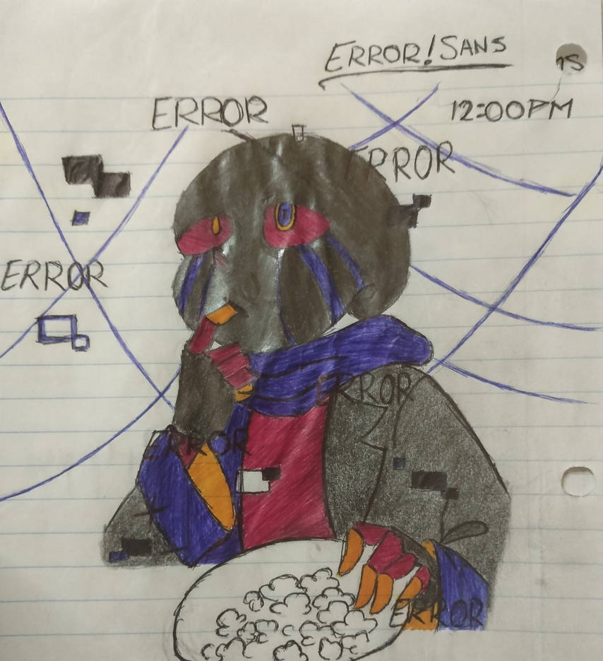 Error! Sans by CrayonQueen by Shade-Alers on DeviantArt