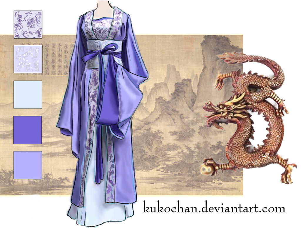 Han Dragon Robe Han Dynasty Robe 2 by kukochan on DeviantArt