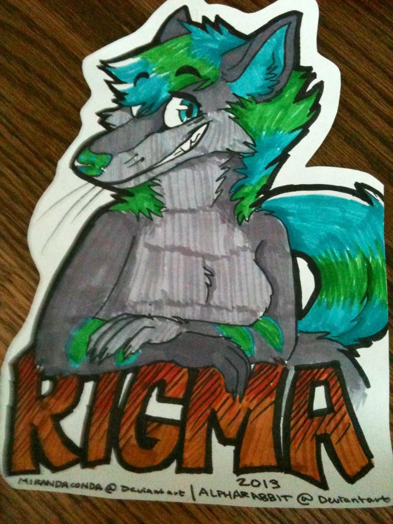 Rigma badge by AlphaRabbit on DeviantArt
