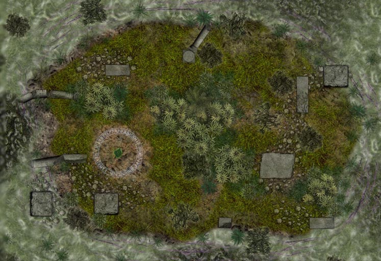 Swamp Island Encounter Map