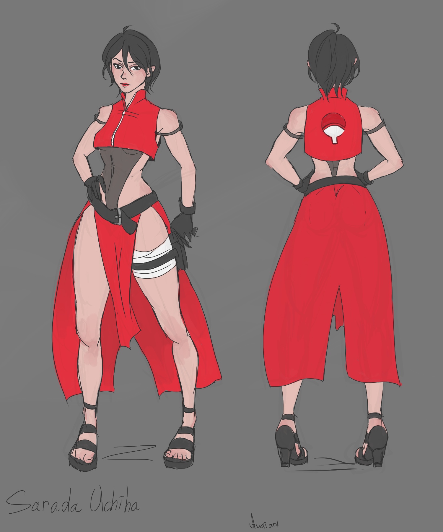 SARADA UCHIHA - ADULT VERSION•