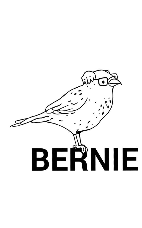 Bernie Outline bernie bird by girgirlrc625 on DeviantArt