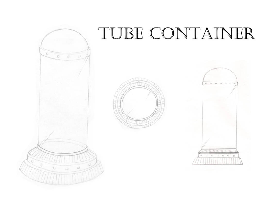Container Tube Drawing Tube Container by acebedog on DeviantArt