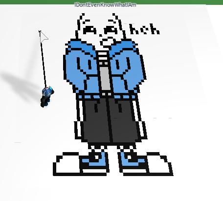 Undertale Sans Pixel Art | Spiral Notebook