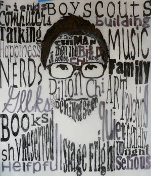 Typography portrait