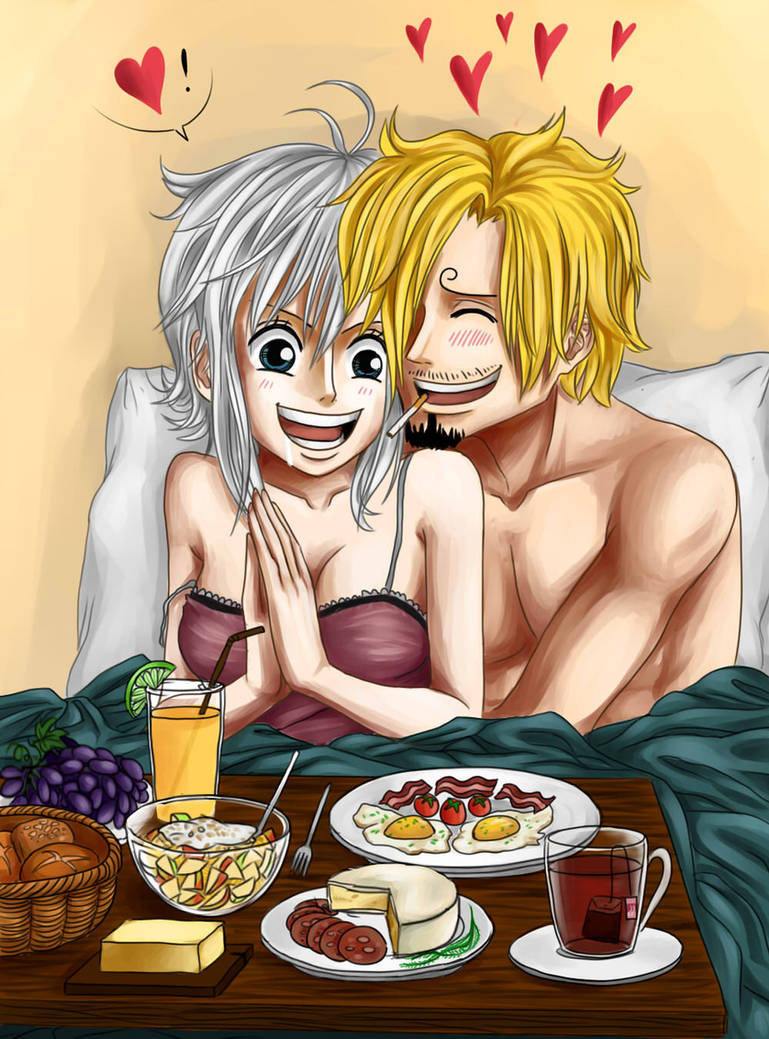 Breakfast with Sanji and Cova by Arin-ya