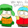 cartman and kyle :D