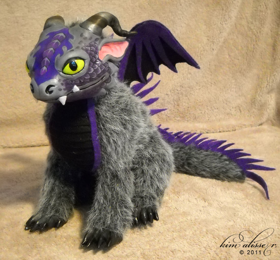 Purple and Silver Dragon