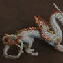 dragon sculpture - painted