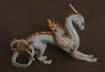 dragon sculpture - painted by KimAlisse