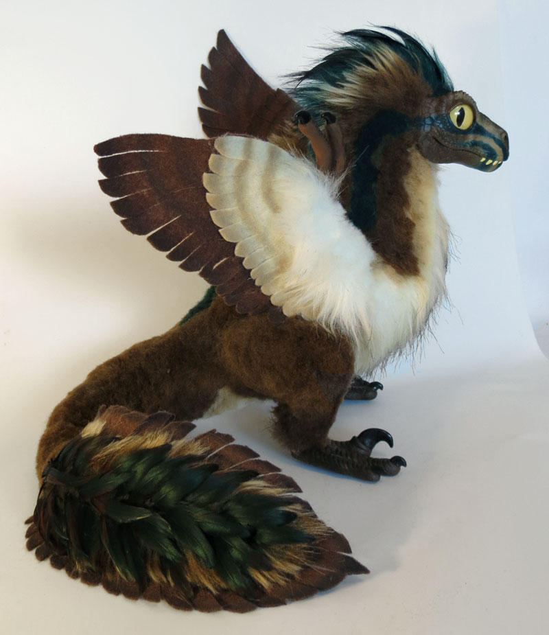 Green Stripe Raptor by KimAlisse on DeviantArt