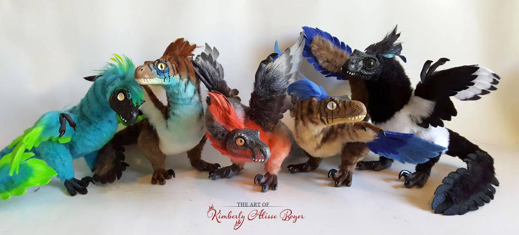 Custom color Raptors by KimAlisse on DeviantArt
