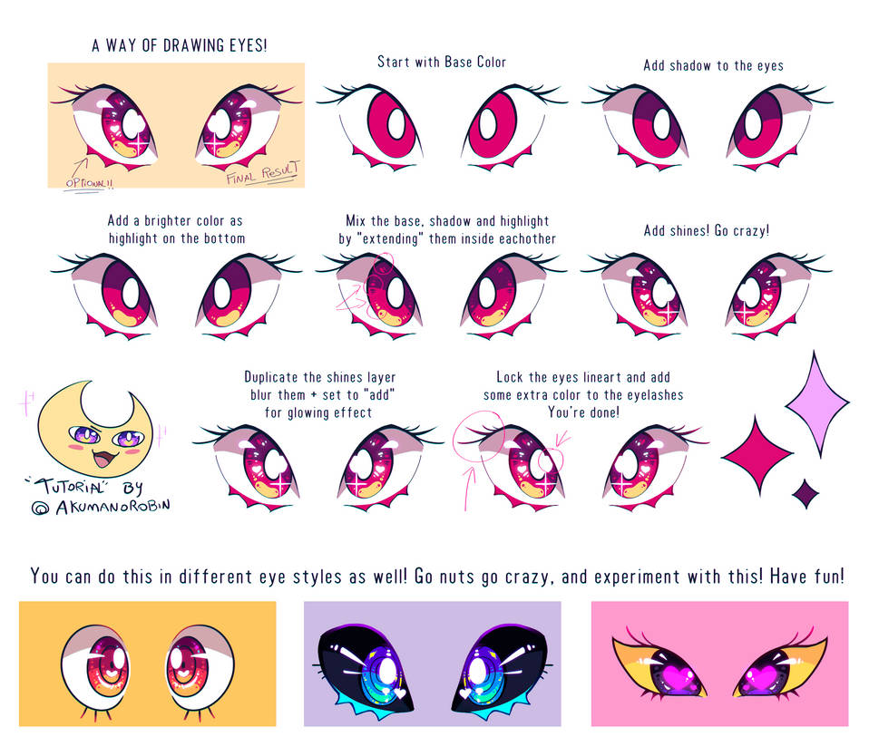 Eyes tutorial by DaniEchidna on DeviantArt