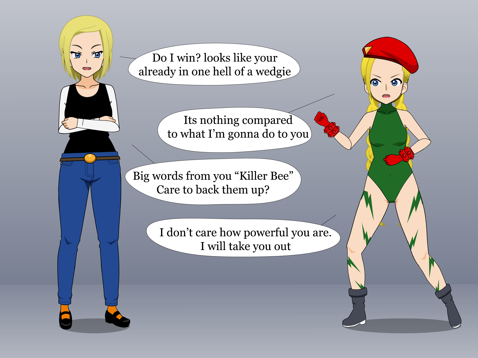 Fandom Wedgie Tournament Match 7 18 vs Cammy by arghtime on DeviantArt