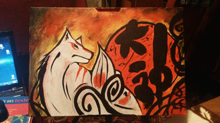 Okami - acrylic paint