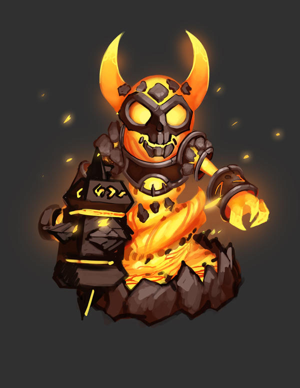 Lil' Ragnaros by mrneedle on DeviantArt