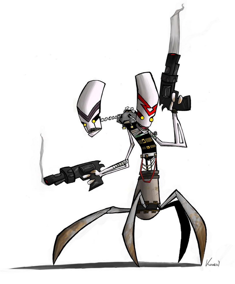 Two-headed Alien by Broken-Screams on DeviantArt