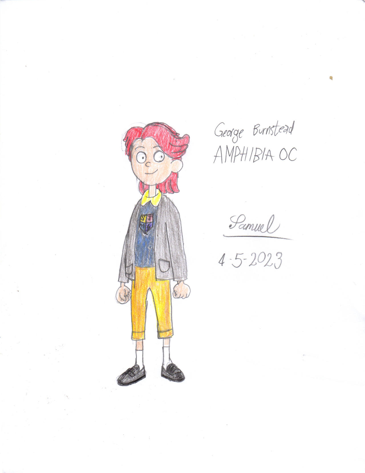 Amphibia Oc Amphibia OC - George Burnstead by SummonWater827 on DeviantArt