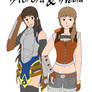 RWBY OC: Neela and Aurora colored