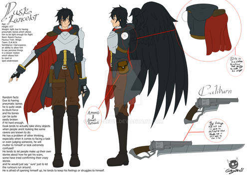 RWBY OC: Dusk Lancelot design