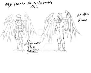 MHA oc: Asuka, The raven hero!