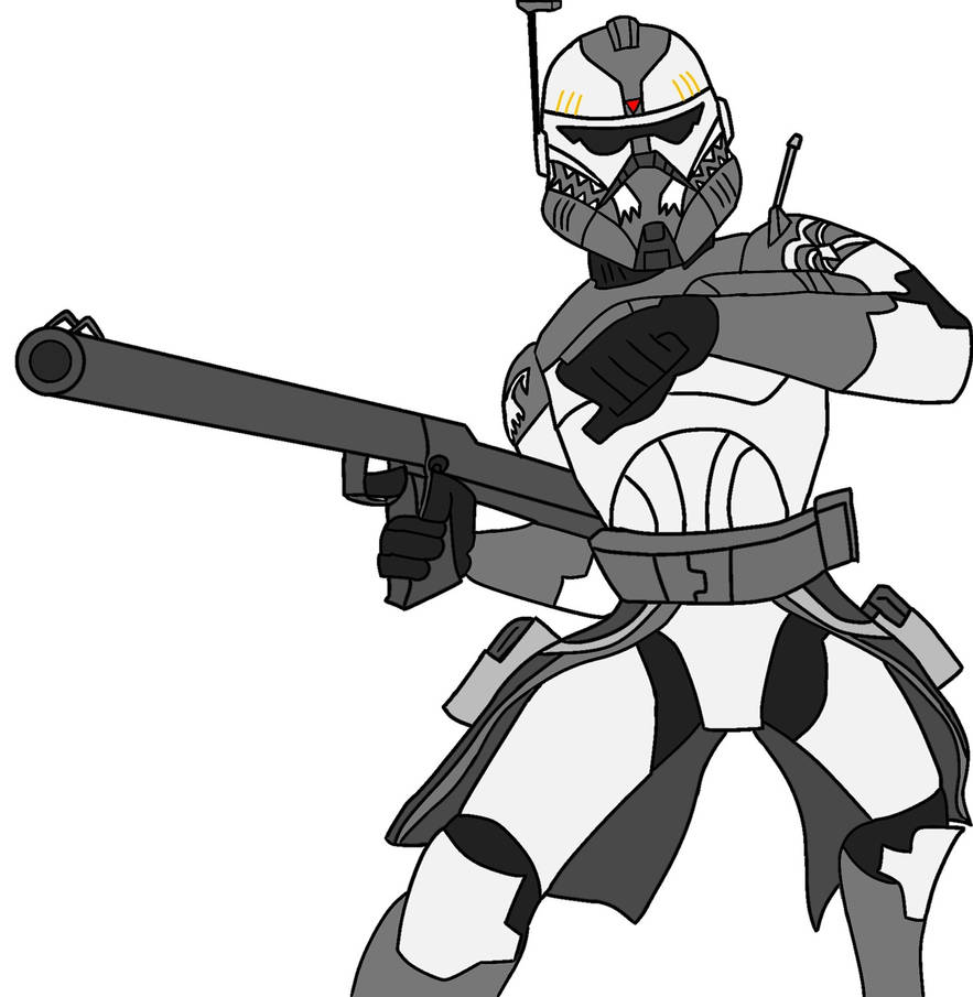 CC-3636 commander Wolffe 2003 clone wars style by john98317 on DeviantArt