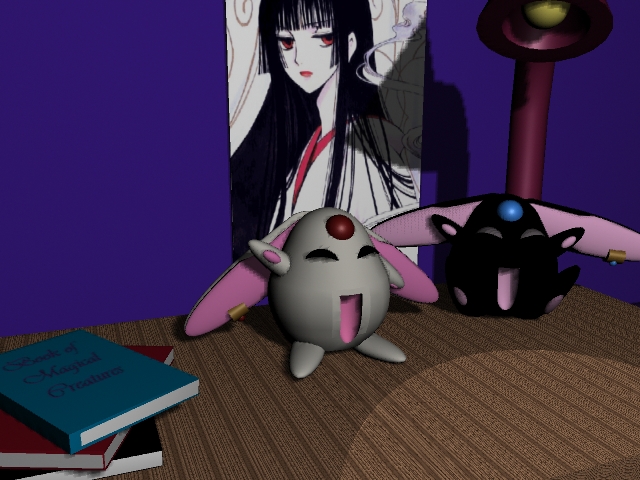 Mokona and Mokona in 3d 2