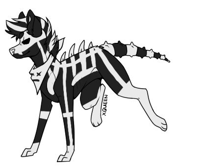 Lazarus the Skeleton-Wolf