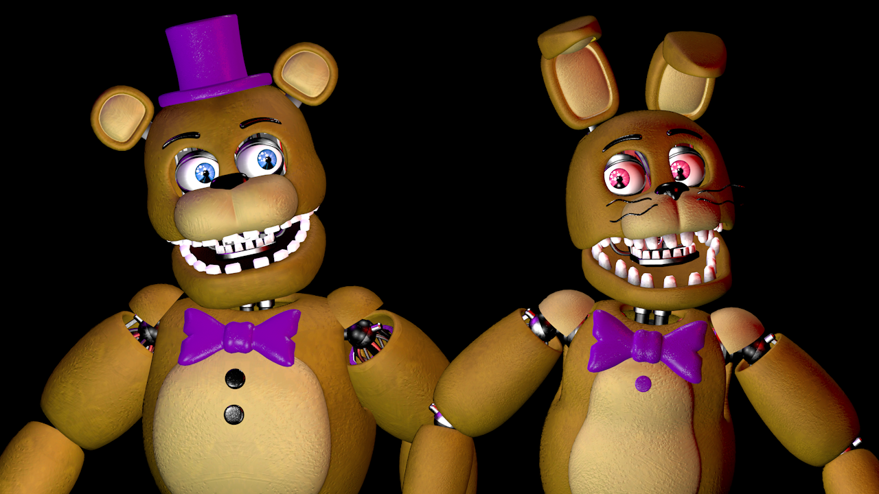 Fredbear and SpringBonnie by luizcrafted on DeviantArt