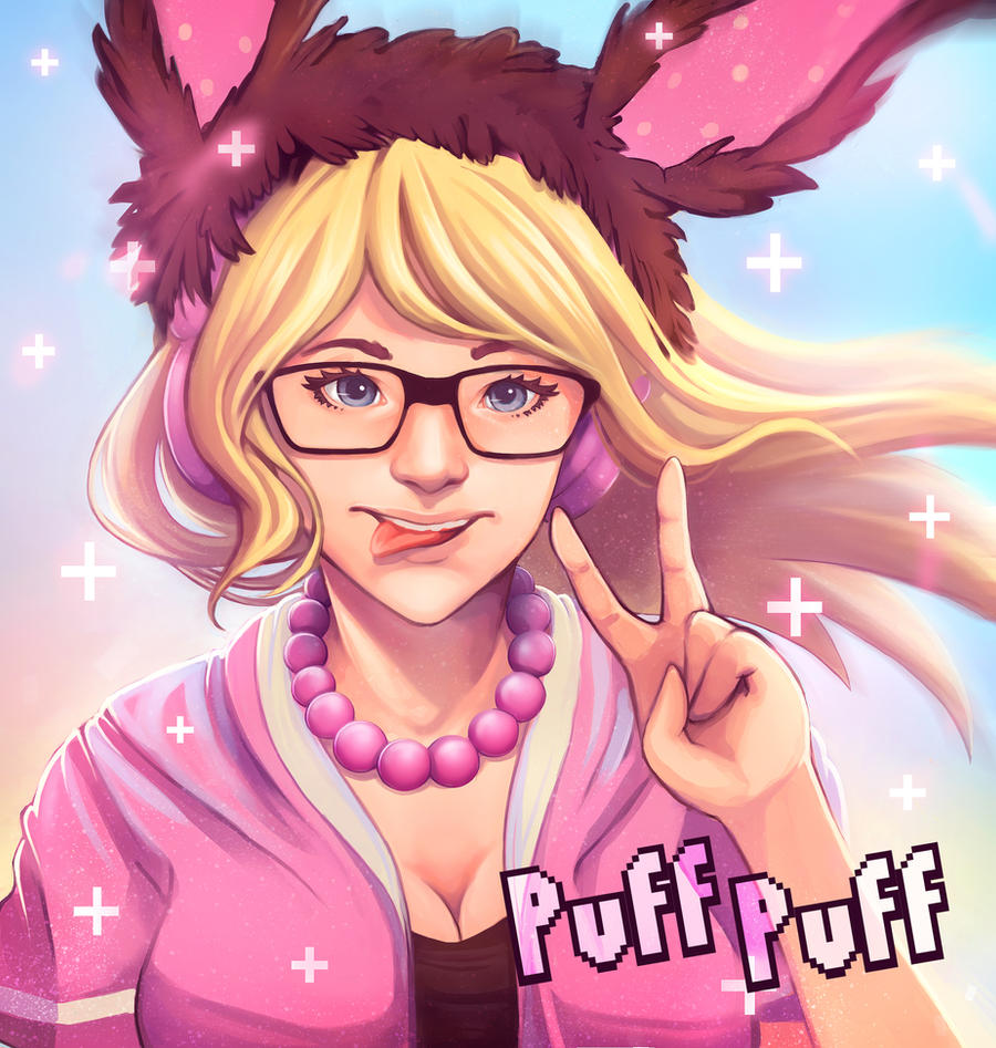 Magical Puff (self portrait)