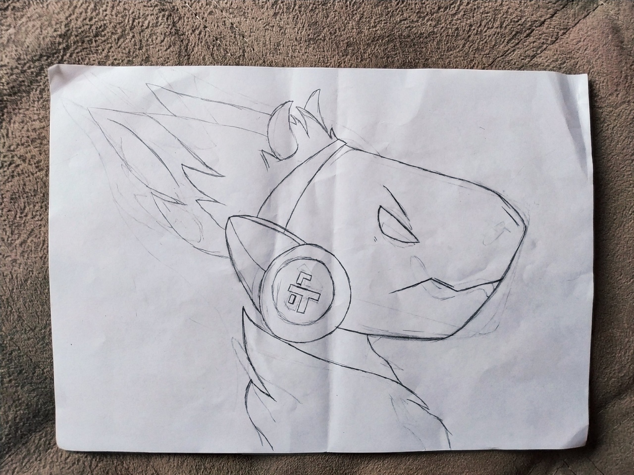 Random Protogen head by Fetaref on DeviantArt