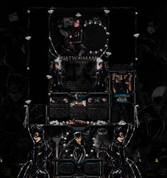 Catwoman Layout Design