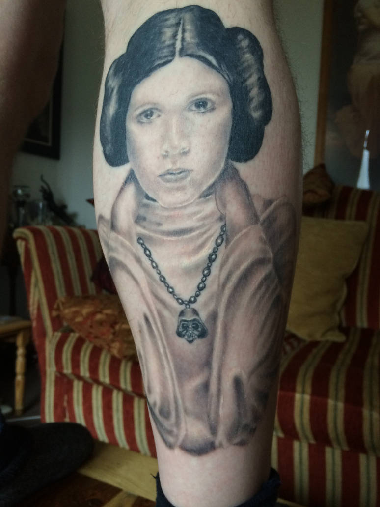 Princess Leia Tattoo by thomskis on DeviantArt