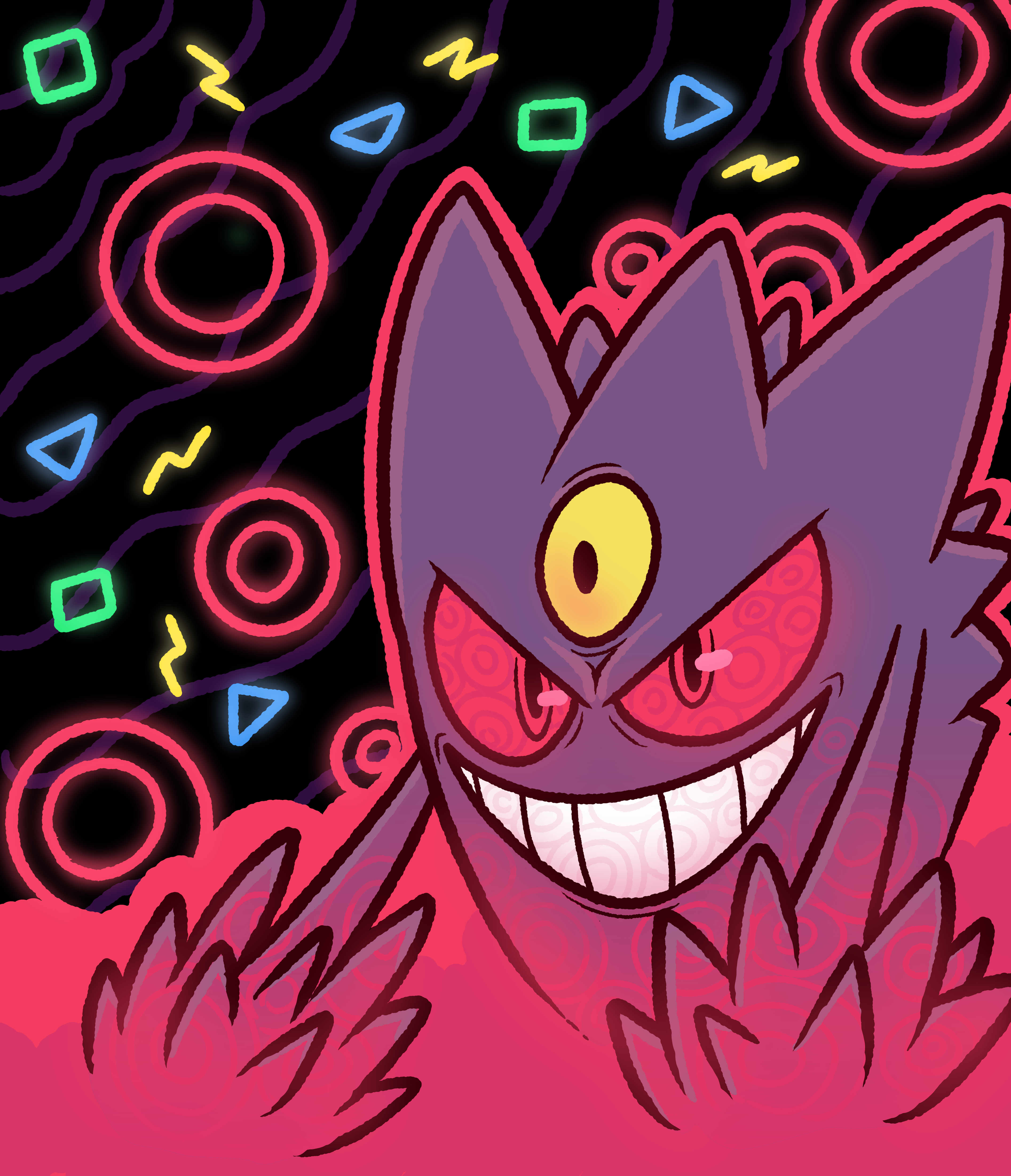 MW: Shiny Gengar by All0412 on DeviantArt