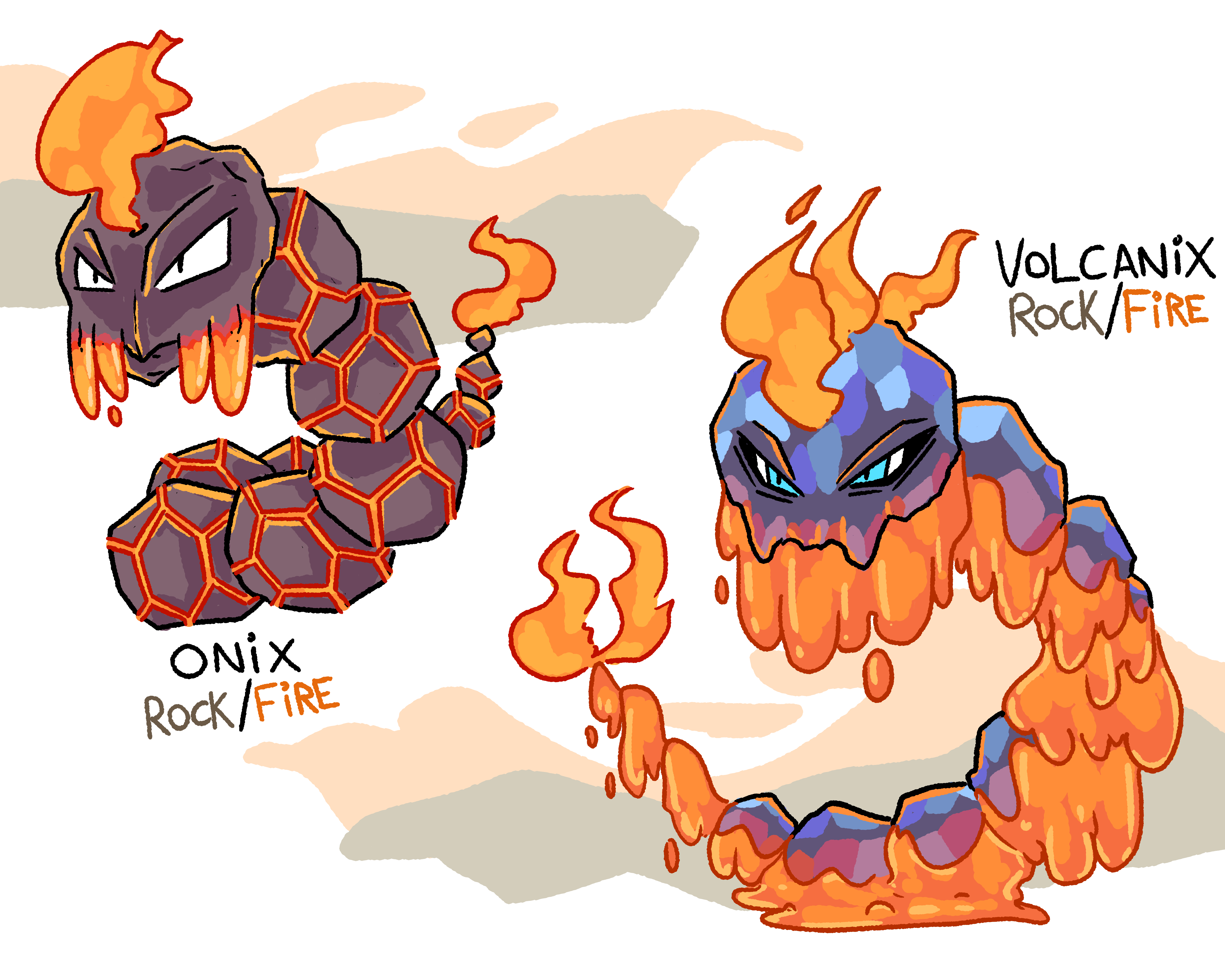 Another example of Salamence type, Onix type : r/pokemon