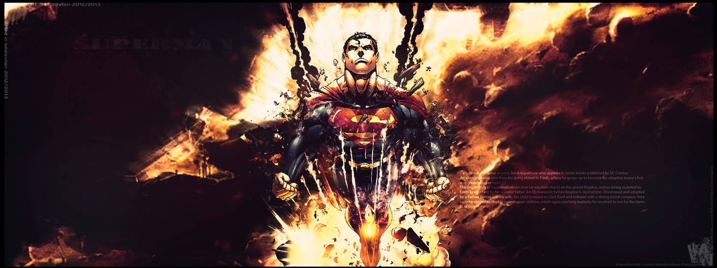 Superman Rear View SuperMan Show Back - Large Print V2 by Mido-Vlan on DeviantArt