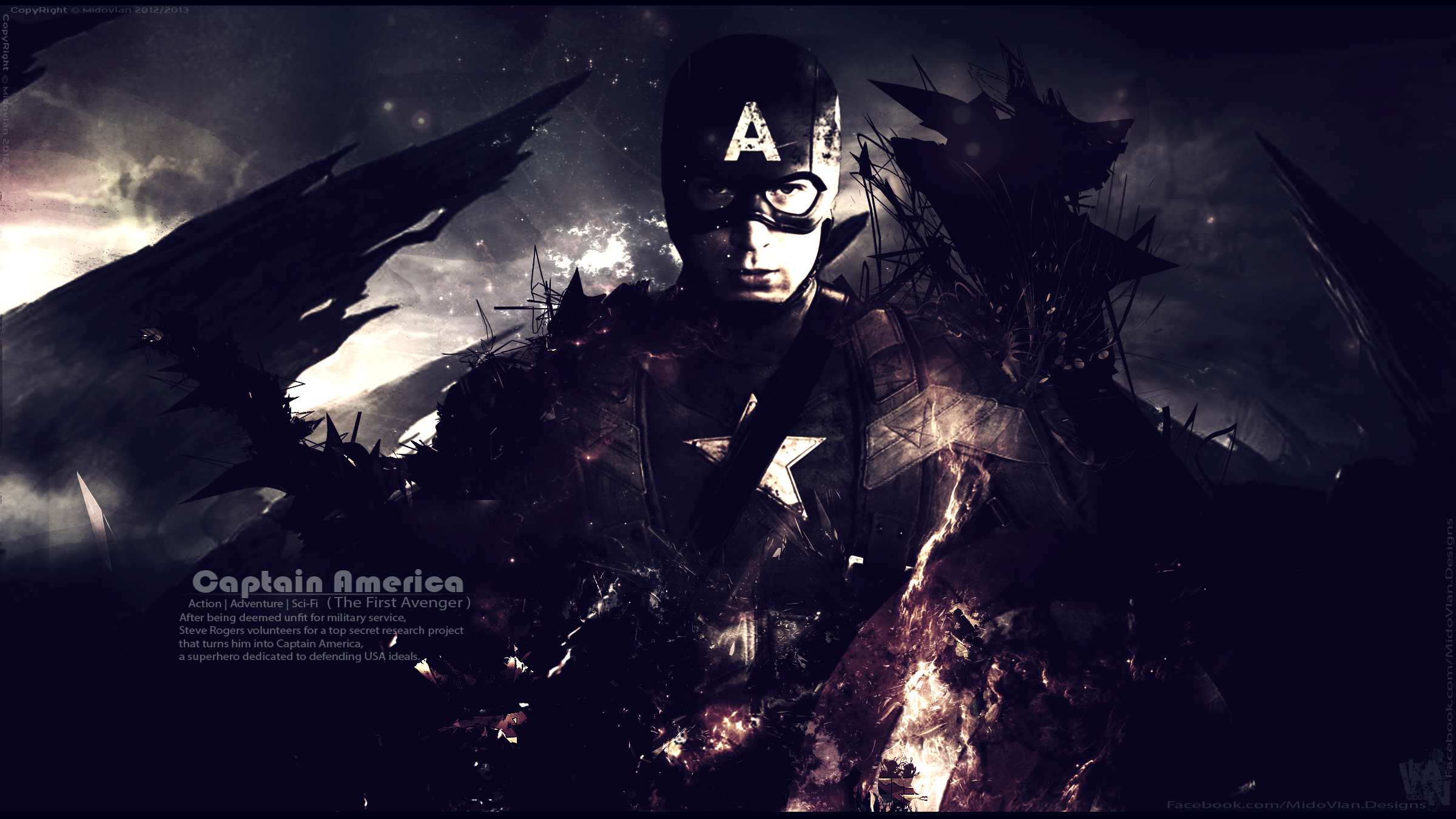 Captain America the Battle End - wallpaper V6